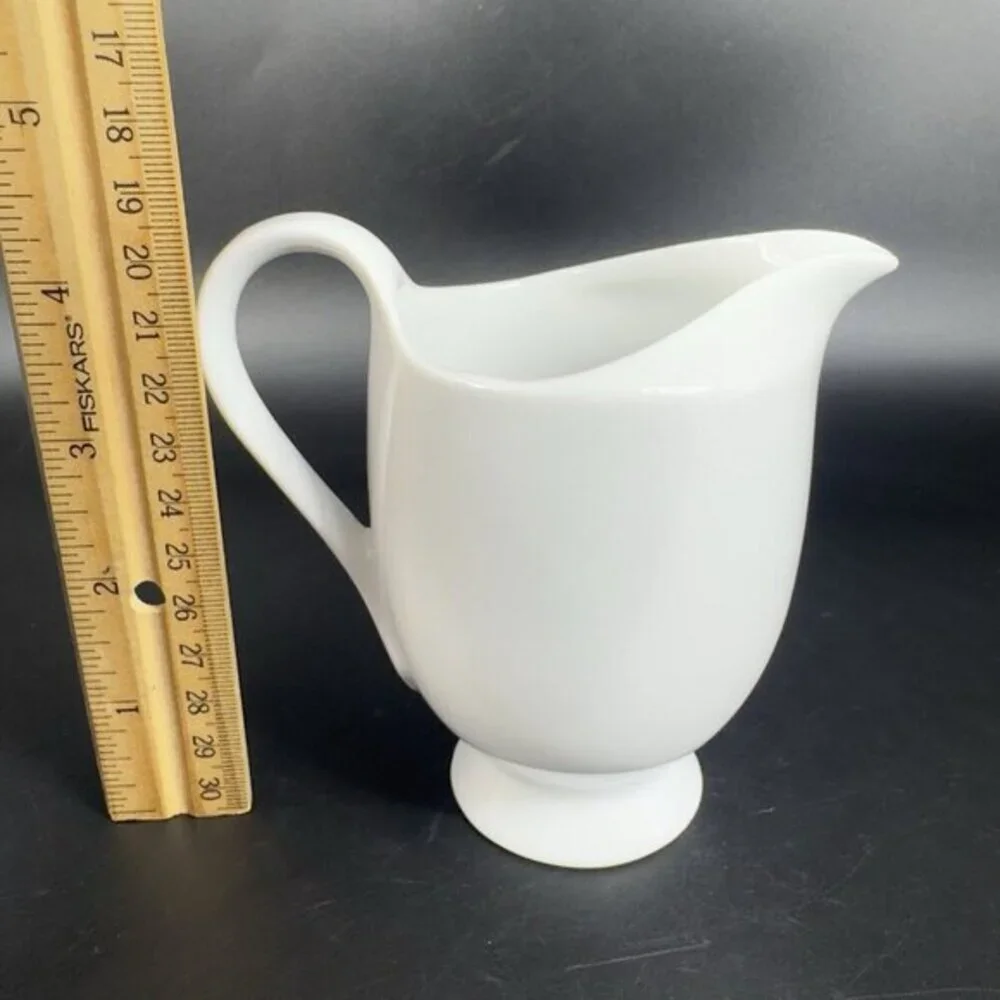 Mikasa Classic Flair White Porcelain Sugar Bowl Creamer Set Fine China Japan VTG